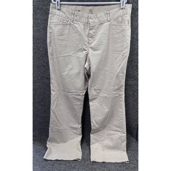 DOCKERS Khaki Pants Womens 16 Medium Beige Tan Casual Work Dressy College School - Picture 2 of 16